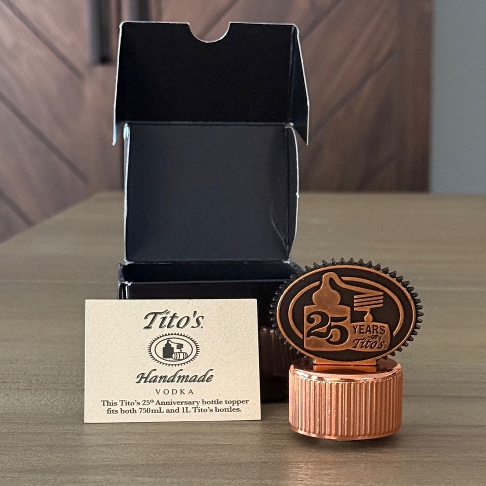 Tito's Copper Bottle Topper